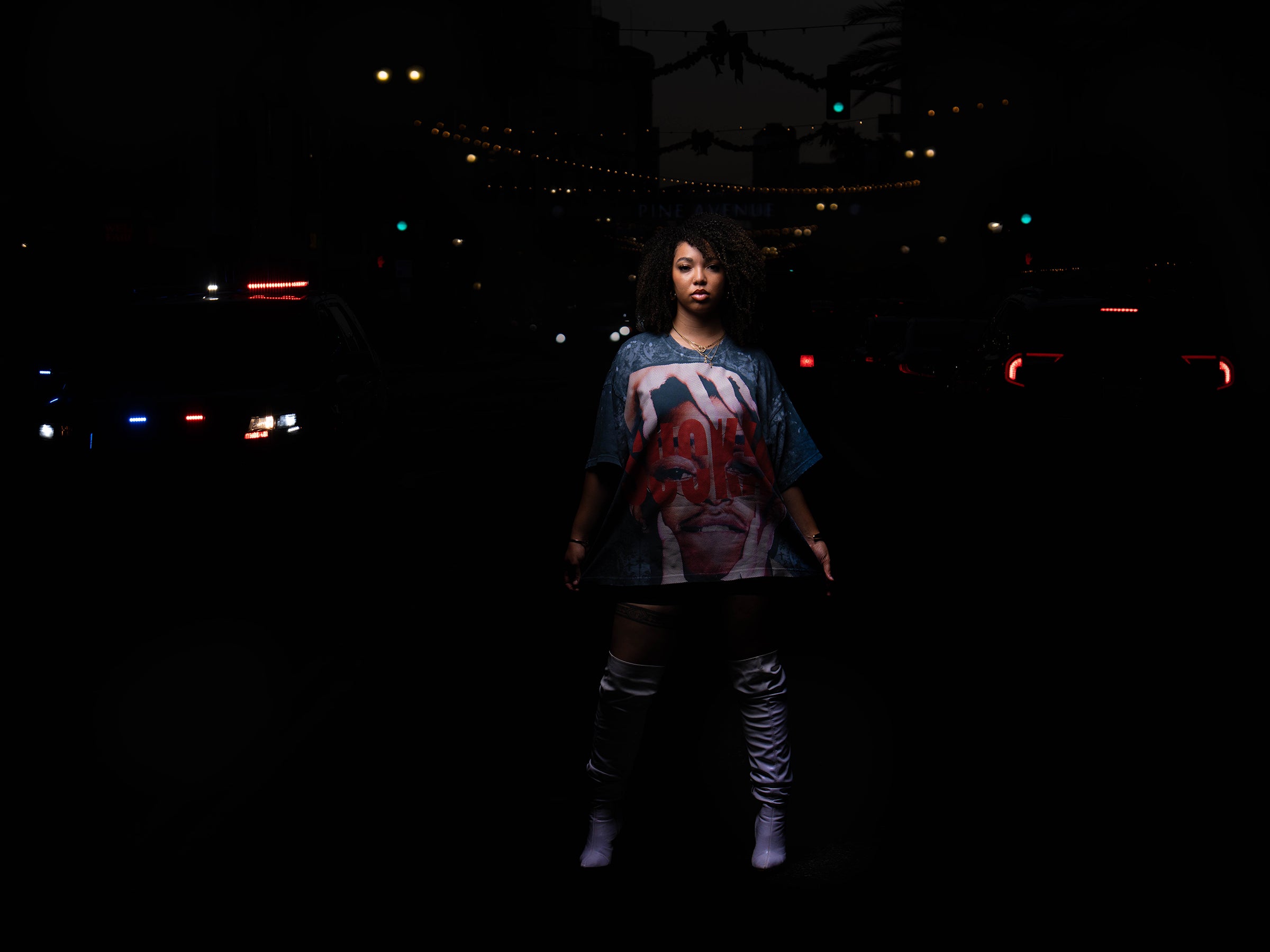 SXS LA 1 suckas oversized Tee
 / Crop Hoodie