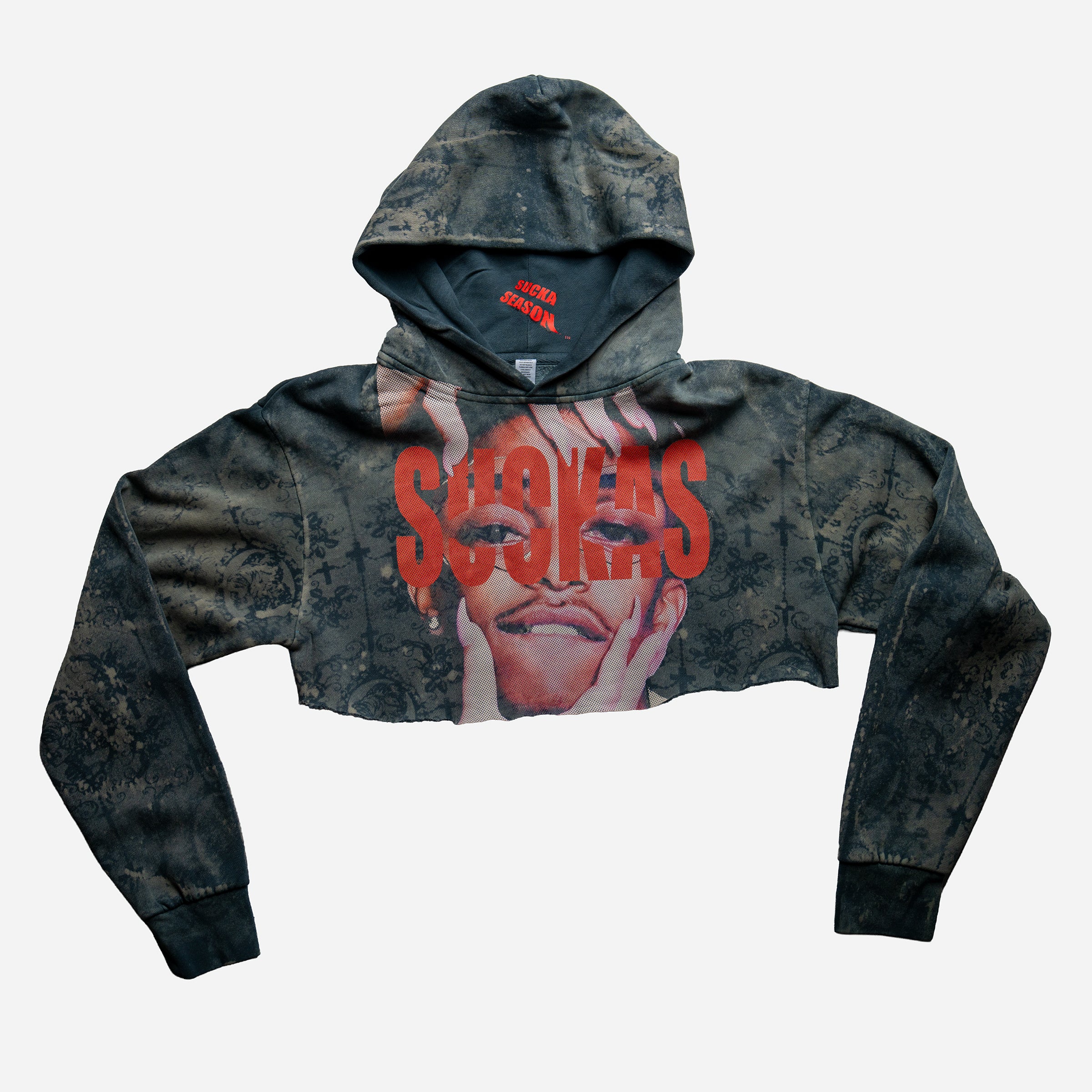 SXS LA 1 suckas oversized Tee
 / Crop Hoodie